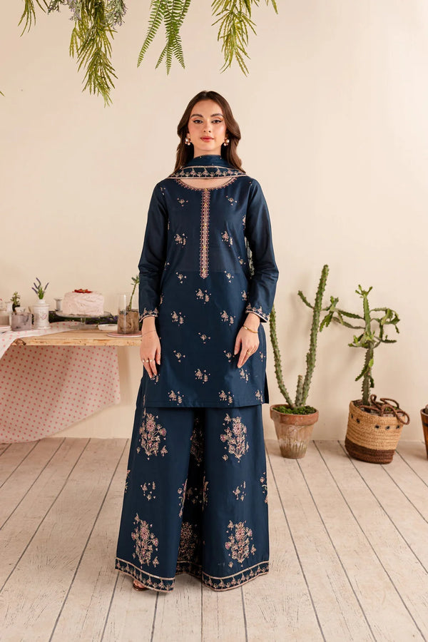Albus Percival 3Pc - Embroidered Dress