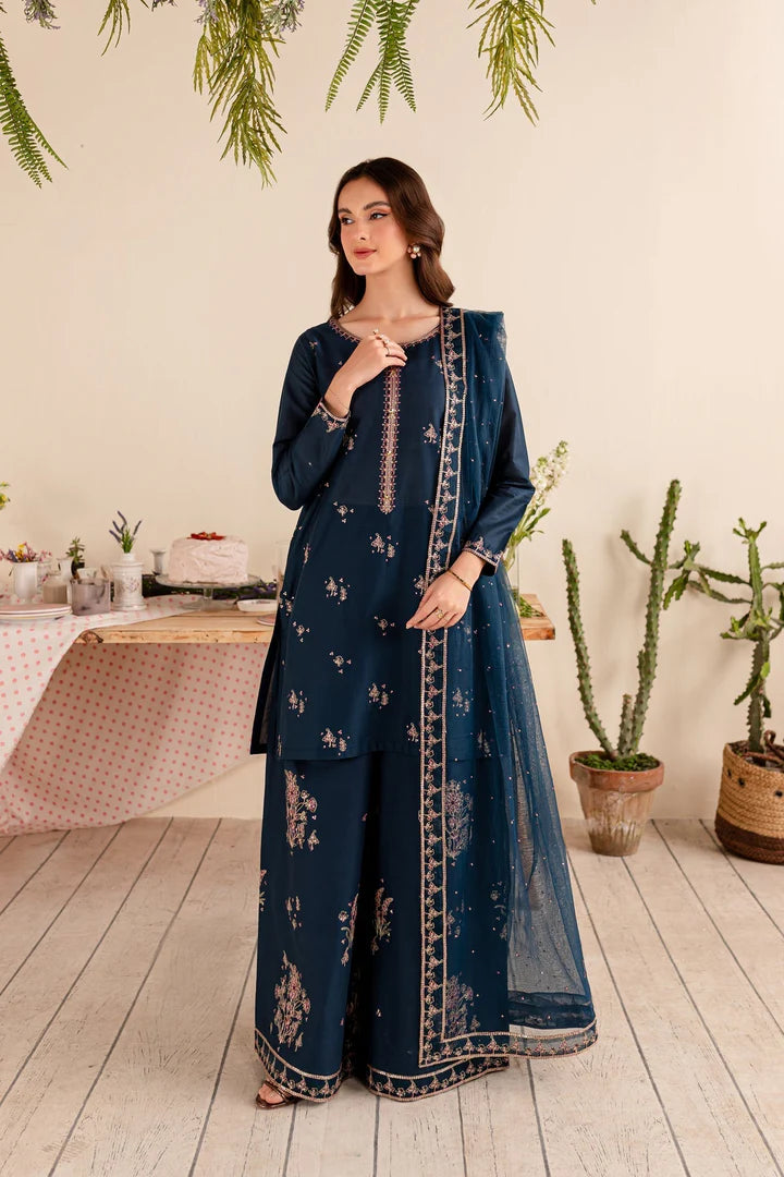 Albus Percival 3Pc - Embroidered Dress
