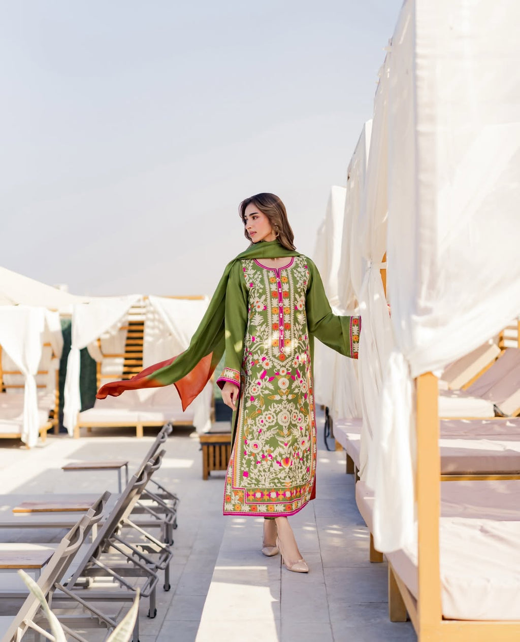 AROOSA (Embroided 3 PCs)