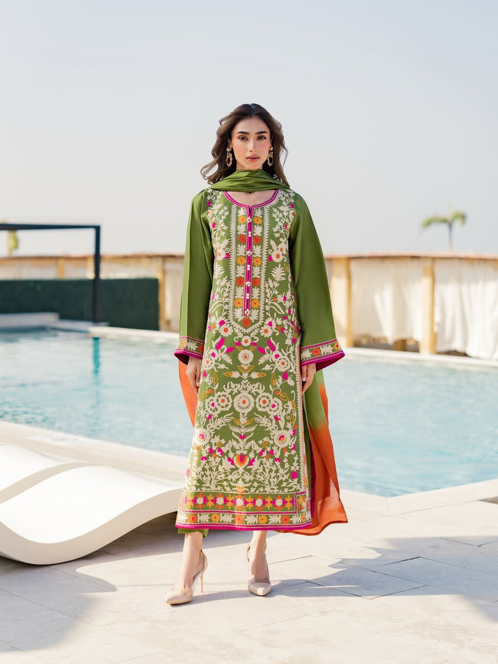 AROOSA (Embroided 3 PCs)