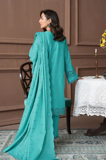 Chikankari Lawn With Chikankari Lawn Dupatta 3Pc