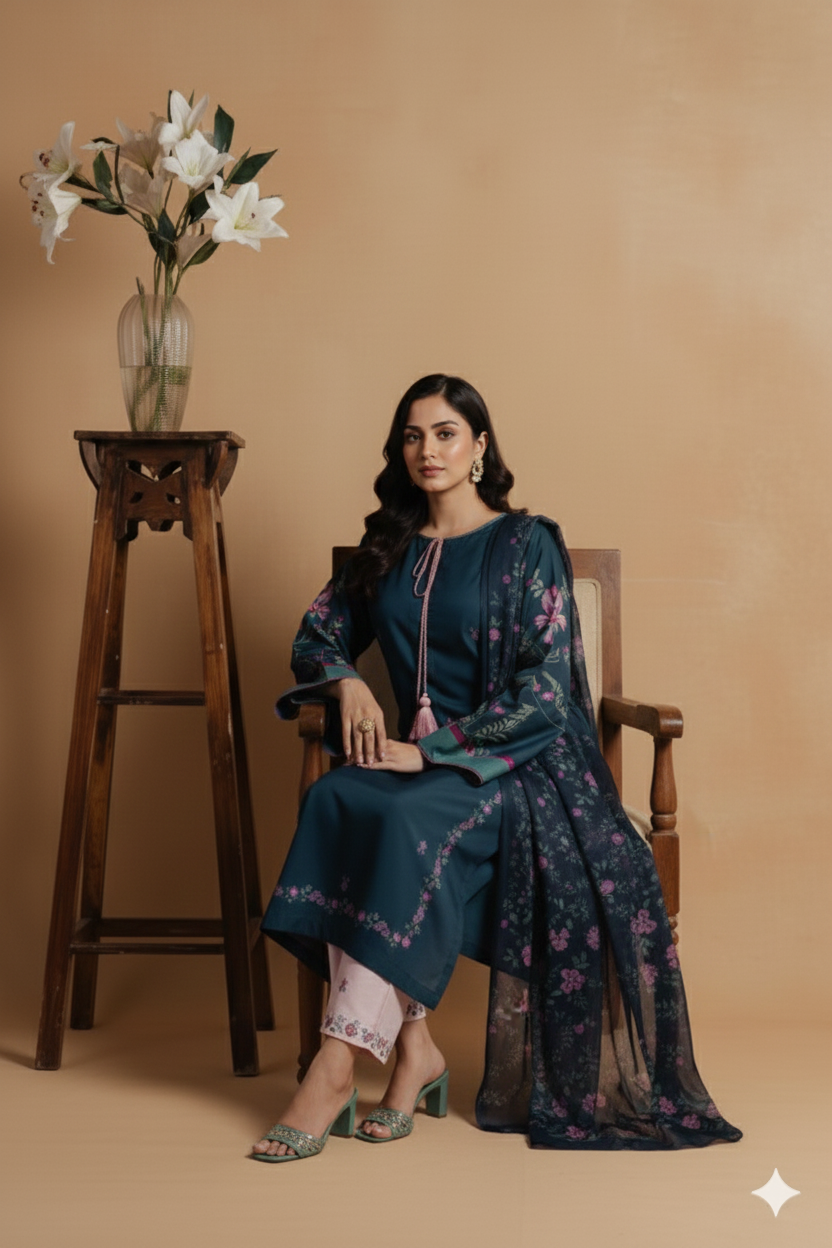 Ensemble (Stitched 3 Pcs)