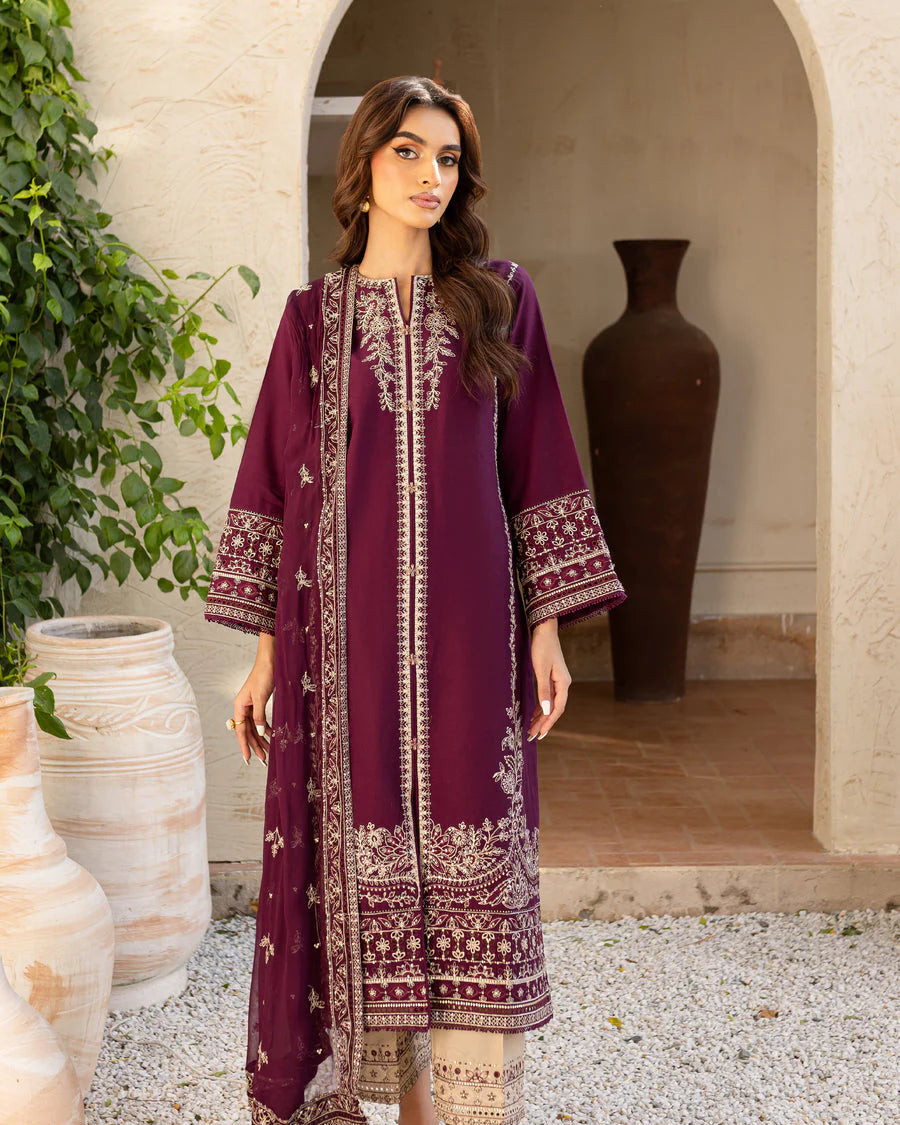 Honey Well 3Pc - Embroidered Dress