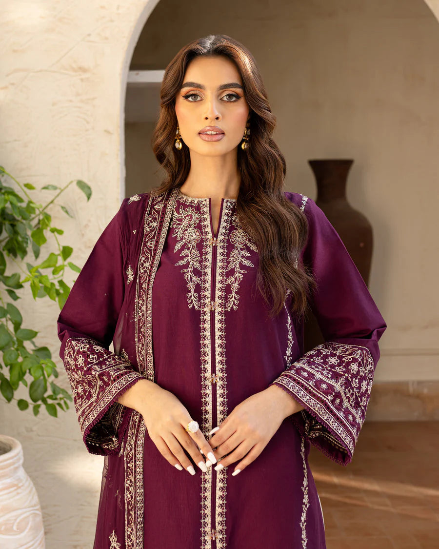 Honey Well 3Pc - Embroidered Dress