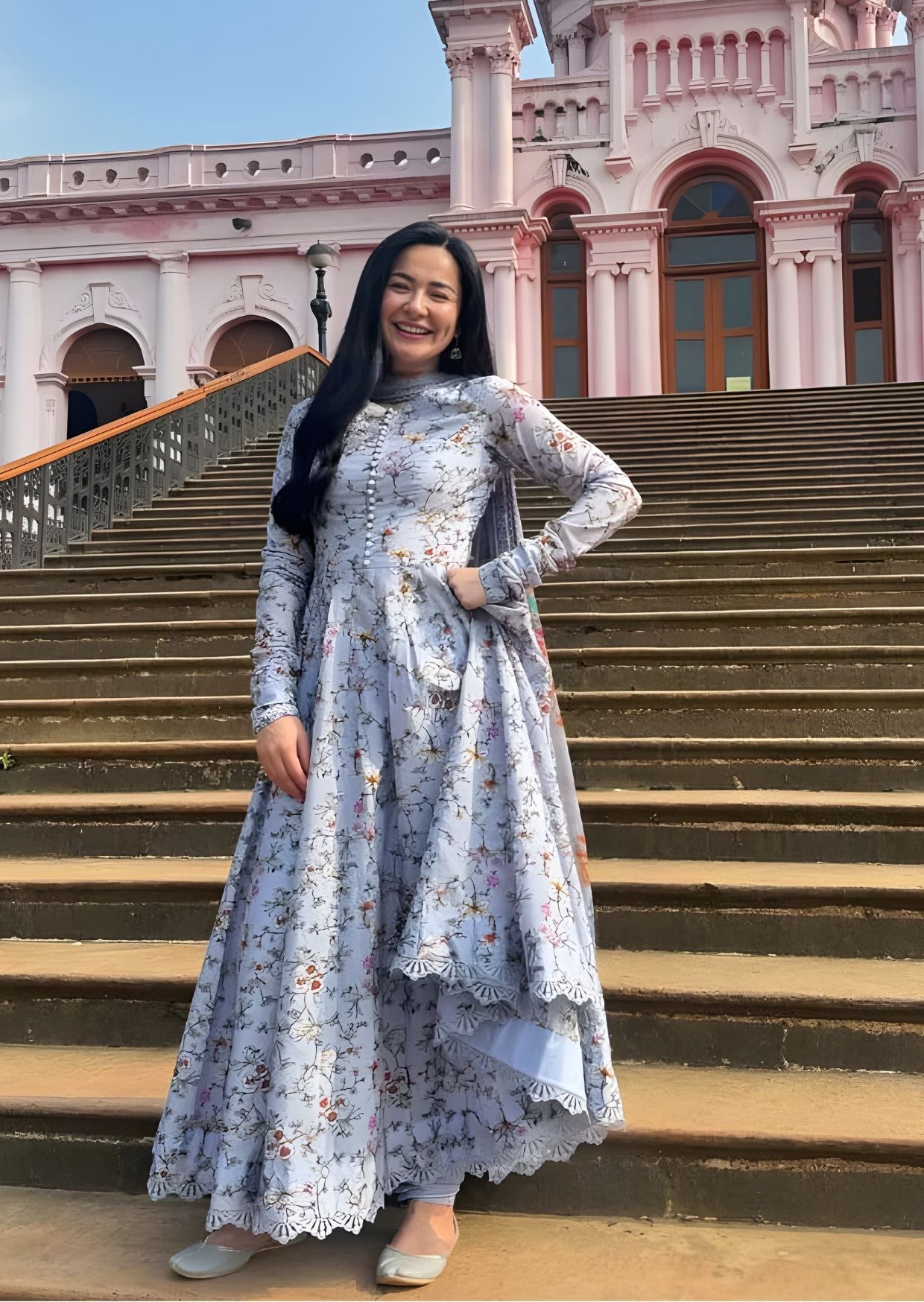 Ataliah 3 Pc Embroidered Dress