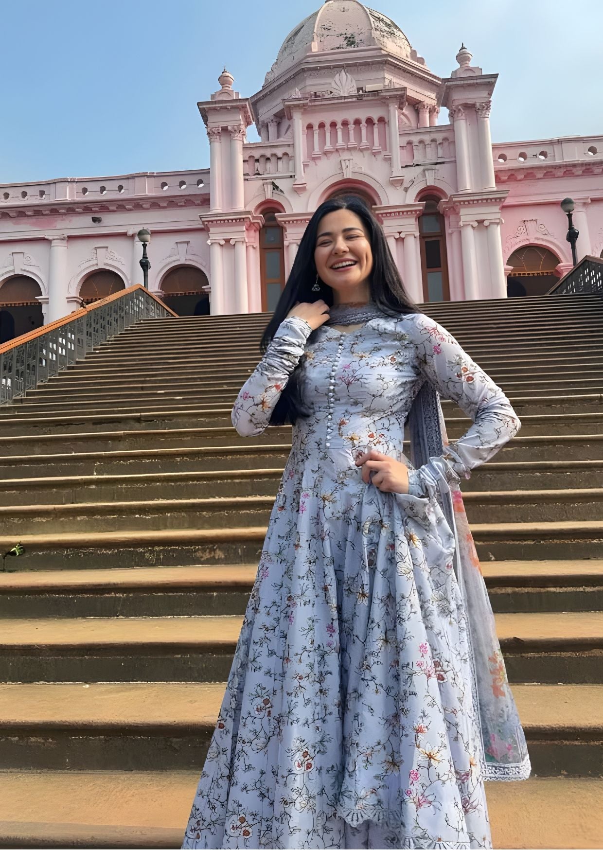 Ataliah 3 Pc Embroidered Dress