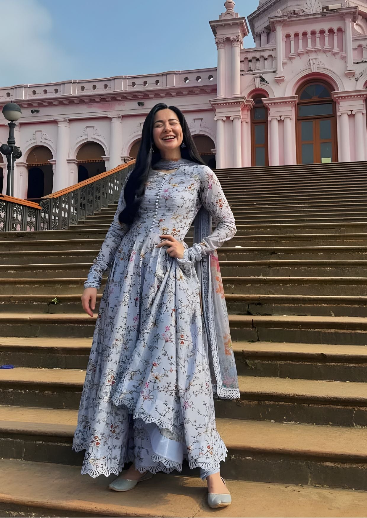 Ataliah 3 Pc Embroidered Dress