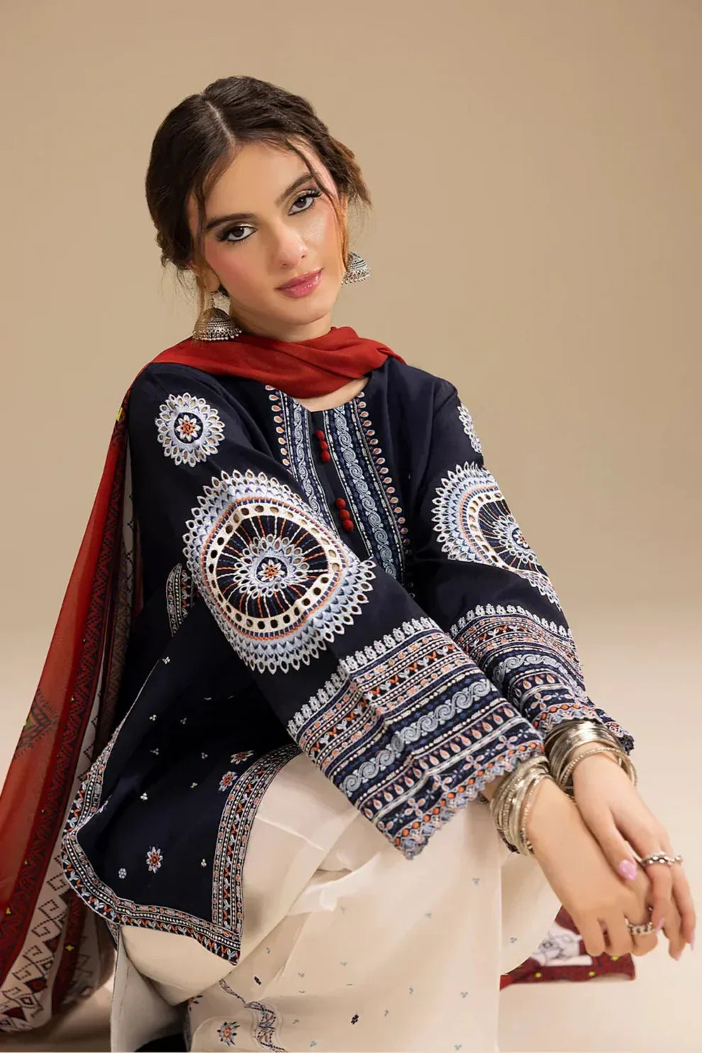 Best Selling - Rangrez - 3 PC Suit