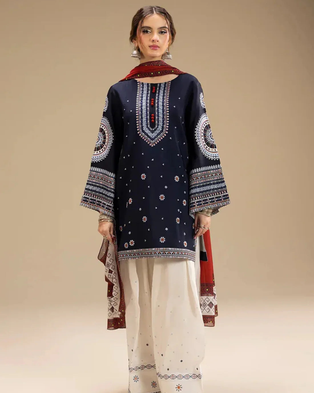 Best Selling - Rangrez - 3 PC Suit