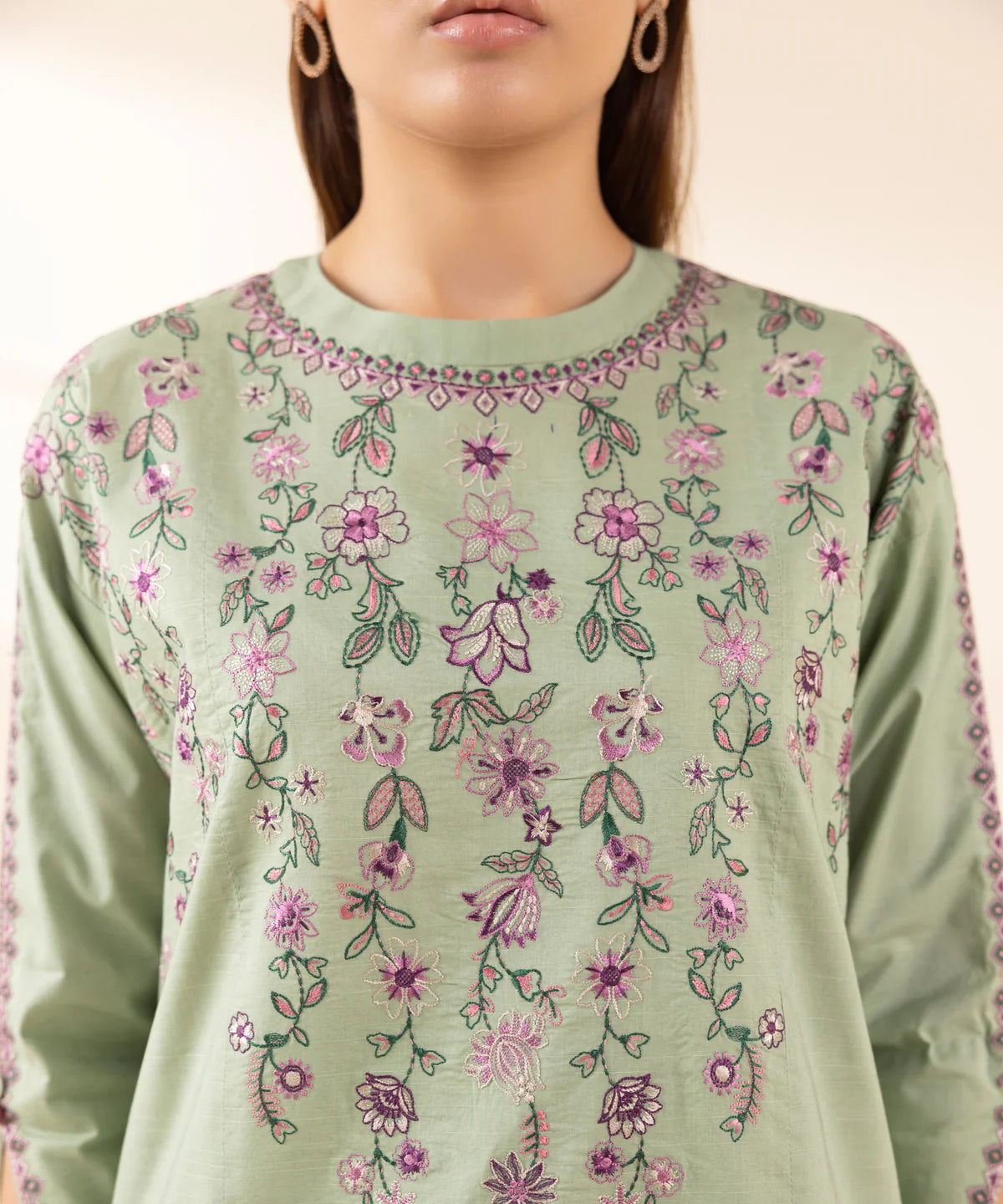 Unstitched 3-Piece - Embroidered Lawn Suit